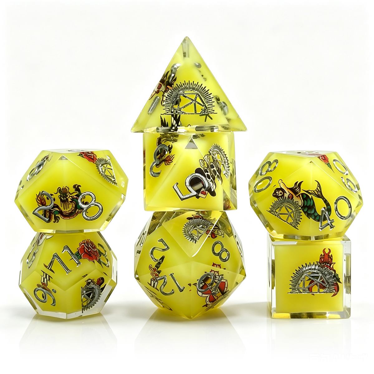 Flash Sheet - Sharp Edge Resin 7 Piece Set